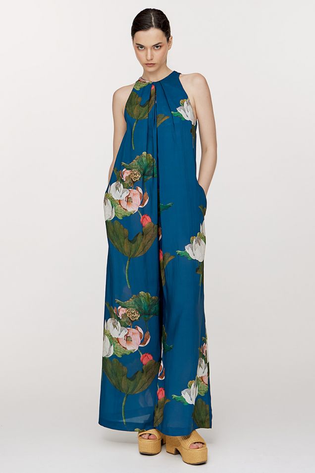Ολόσωμη φόρμα με floral prints