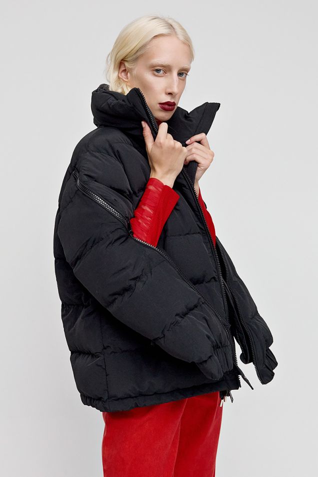 Short nylon jacket