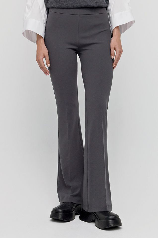 Flared pants in stretch 